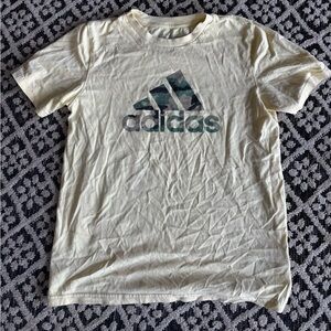 Adidas Kids Short Sleeve Cream Tee